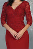 3/4 Sleeve Mother Of the Bride Classy Dress