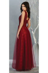 Special Occasion A-line Embroidered Dress