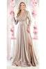 Stretchy Formal Evening Gown - MOCHA / 4