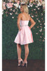 Simple Bridesmaids Short Dress