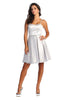 Simple Bridesmaids Short Dress - SILVER / 2