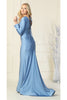 V- neckline Bodycon Gown