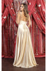 Simple Bridesmaid Satin Dress