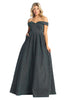 Sparkle Glitter A-Line Evening Gown - Hunter Green / 4