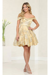 Champagne Quince Dama Dress - New Collection