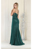 LA Merchandise LA1938 Embroidered Prom Formal Gown - Dress