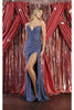 May Queen MQ1946 Strapless Ruched Prom Dress - Dress
