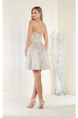 May Queen MQ1959 Spaghetti Straps Cocktail Dress