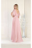 A-line Chiffon Dress - Dress