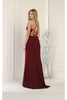May Queen MQ1987 Criss Cross Open Back Prom Dress - Dress