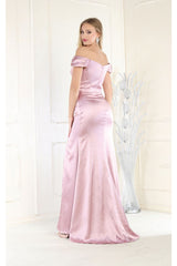 May Queen MQ1998 Sweetheart Satin Evening Gown - Dress