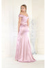 May Queen MQ1998 Sweetheart Satin Evening Gown - Dress