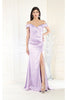 May Queen MQ1998 Sweetheart Satin Evening Gown - Dress