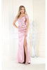 May Queen MQ1998 Sweetheart Satin Evening Gown - Dress