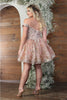 May Queen MQ2012 Off - Shoulder 3D Butterfly Applique Homecoming Dress