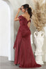 May Queen MQ2063 Off-Shoulder Mother of the Bride Ruched Gown - Dress