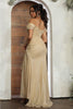 May Queen MQ2063 Off-Shoulder Mother of the Bride Ruched Gown - Dress