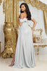 May Queen MQ2065 Sweetheart Glitter Side Panel Long Prom Dress - Dress