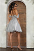May Queen MQ2080 Sweetheart Leafy Corset A-Line Short Hoco Dress - Dress