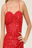 May Queen MQ2085 Sweetheart Cocktail Short Sequin Dress - Dress