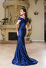 Mother Of The Bride Dress Off The Shoulder Sequin Gown By May Queen MQ2151 - Dress