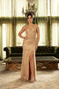 Mother Of The Bride Dress V-Neck Sleeveless Gown By Royal Queen RQ8154 - Dress