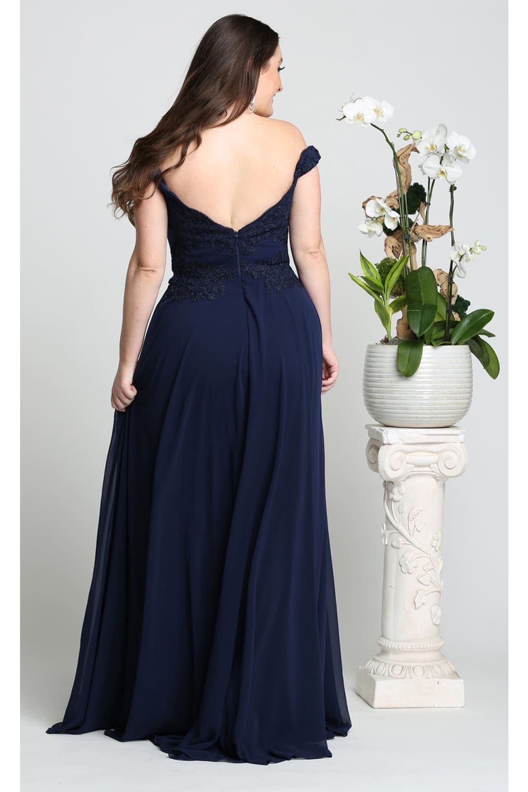 Off Shoulder Prom Dress