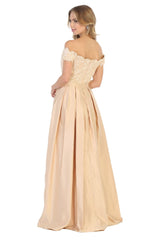 Off Shoulder Long Ballroom Classy Dress