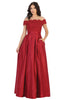 Off Shoulder Long Ballroom Classy Dress
