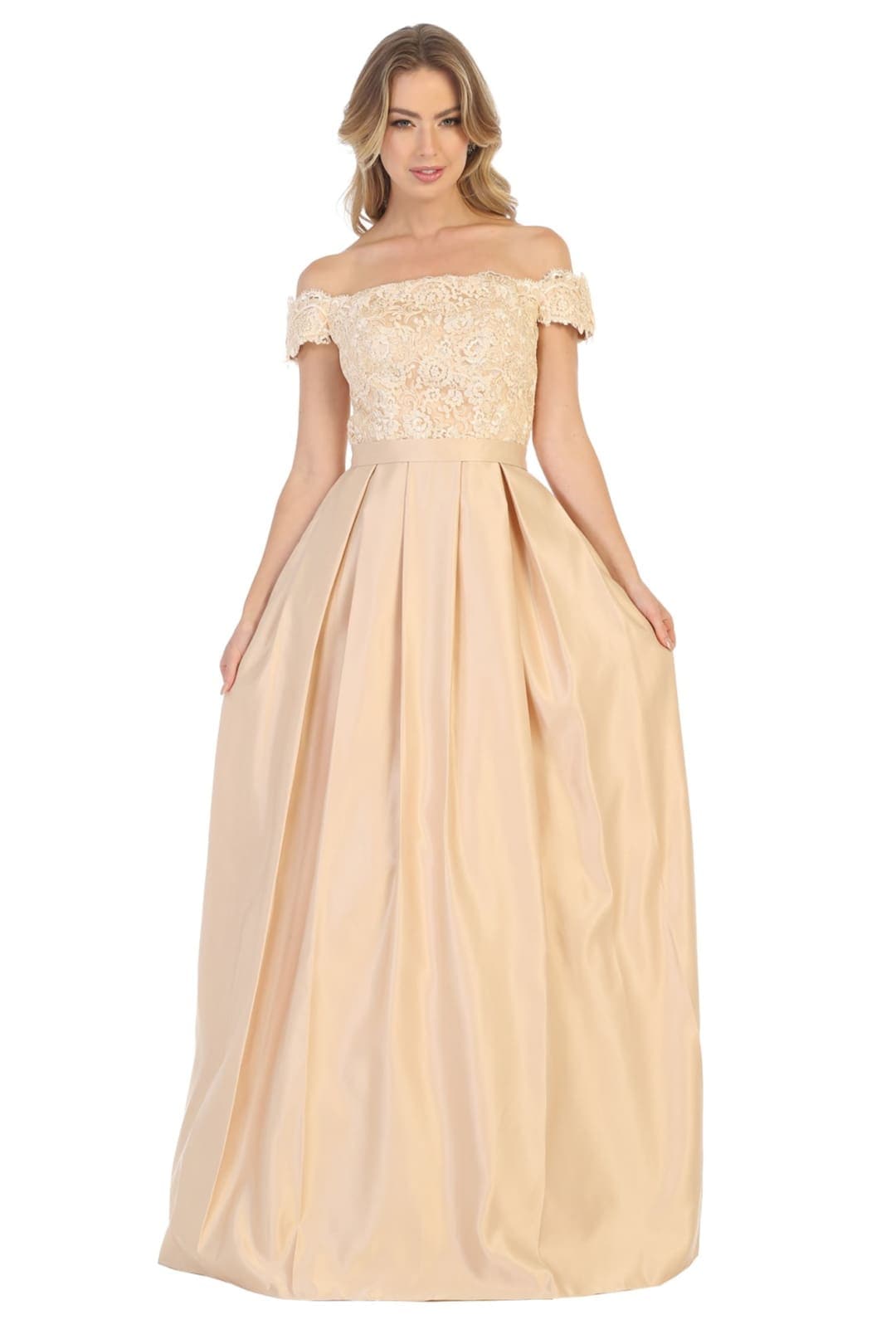 Off Shoulder Long Ballroom Classy Dress