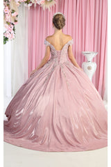 Glittery Quinceañera Ball Gown