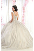 Glittery Quinceañera Ball Gown