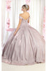 Glittery Quinceañera Ball Gown