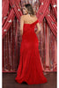 One Shoulder Prom Gown