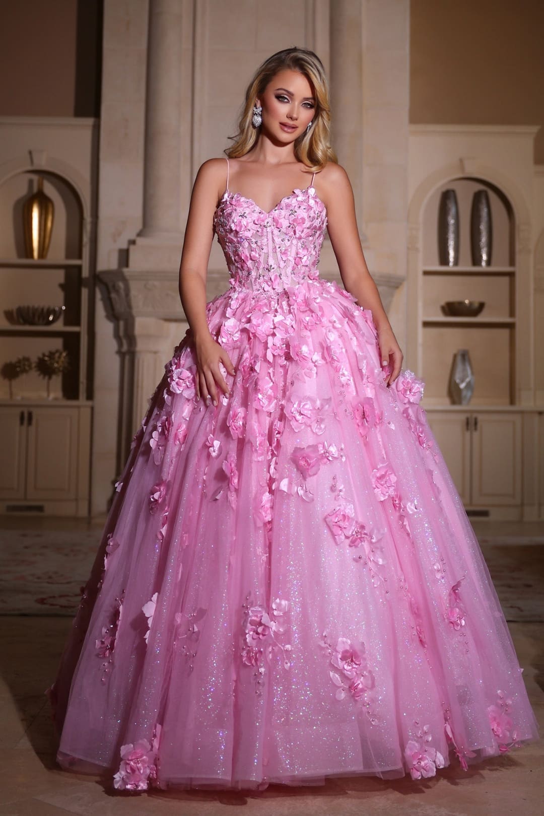 Portia and Scarlett PS25360P Dress - Pink / 00 - Prom Queen/Pageant