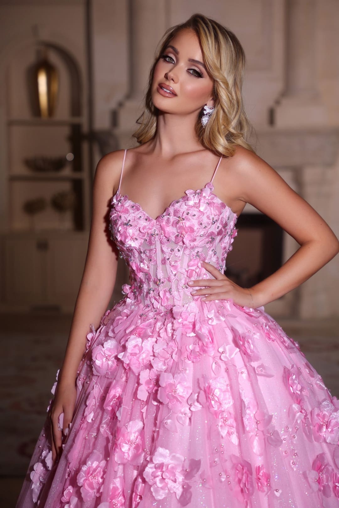 Portia and Scarlett PS25360P Dress - Pink / Prom Queen/Pageant