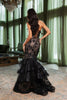 Prom Dress Plunging V-Neck Beaded Formal Gown By Royal Queen RQ8148 - Dress