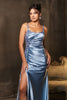 Prom Dress Square Neck Sleeveless Gala Gown By May Queen MQ2145B - Dress