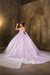 Prom Dress Sweetheart Off The Shoulder Ball Gown By Layla K LK276 - Dress