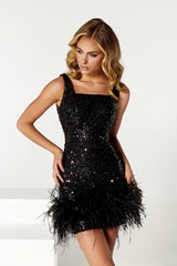 Portia and Scarlett's Shimmering Embellished Dress: Captivating Glow for Special Occasions