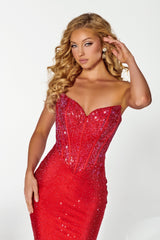 **Portia and Scarlett's Enchanting Jewel-Embellished Gown for Unforgettable Occasions**