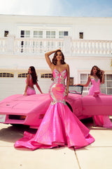 **Portia and Scarlett's Enchanting Jewel-Embellished Gown for Special Occasions**