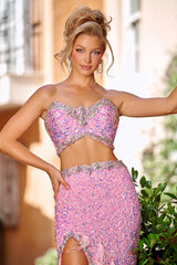 Enchanting Portia and Scarlett Gown: A Vision of Shimmering Beauty