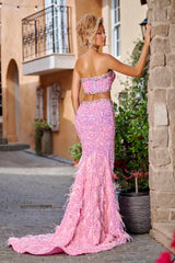 Enchanting Portia and Scarlett Gown: A Vision of Shimmering Beauty