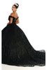 Quinceanera Dress Ball Gown Embroidered Glitter Off Shoulder LK169 - Dress