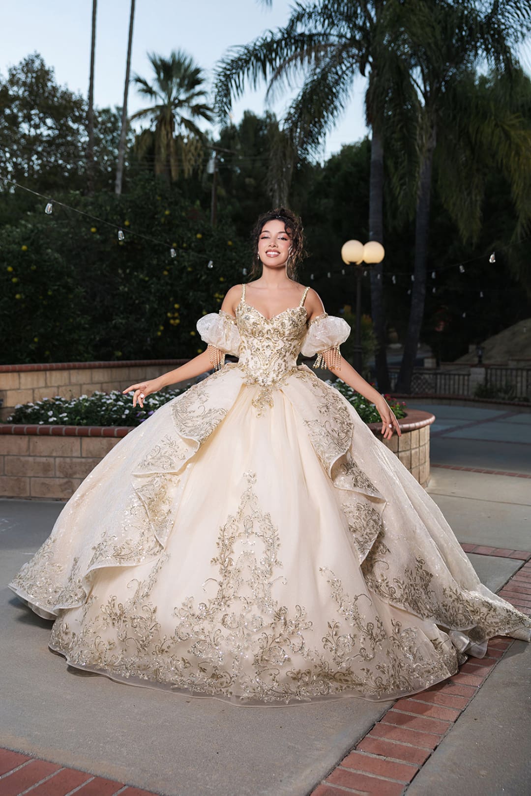 Quinceanera Dress Sweetheart Sleeveless Ball Gown By Layla K LK275 - Dress