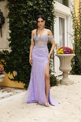Red Carpet Dress Off The Shoulder Sheath Gown By Royal Queen RQ8162 - Dress