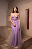 Red Carpet Dress Scoop Neck Mermaid Gala Dress by May Queen MQ2125 - LILAC / 4 - Dress