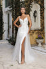 Red Carpet Dress Scoop Neck Mermaid Gala Dress by May Queen MQ2125 - WHITE / 4 - Dress
