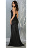 Red Carpet Metallic Formal Dress